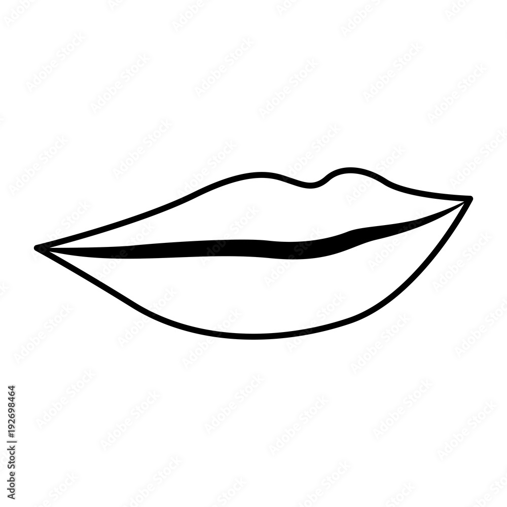 lips female isolated icon vector illustration design lips female isolated icon vector illustration design