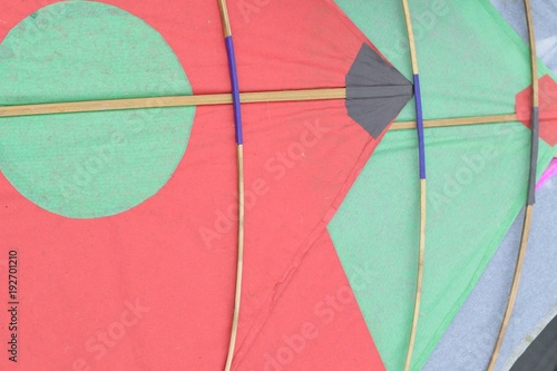 Background texture of colorful Indian Kite