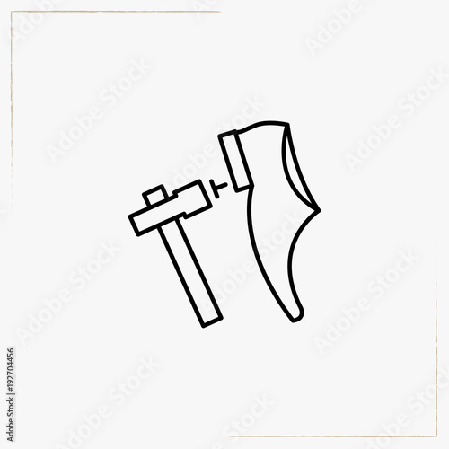 shoemaker line icon