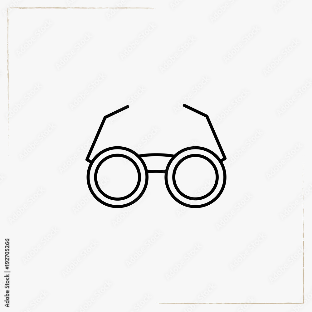 spectacles line icon spectacles line icon