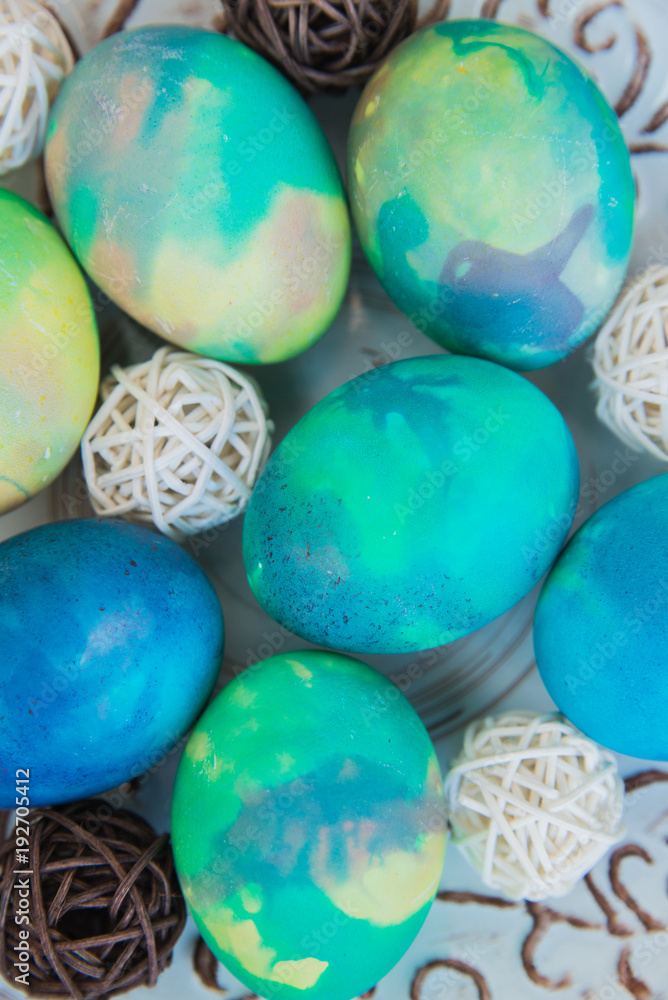 watercolor eggs