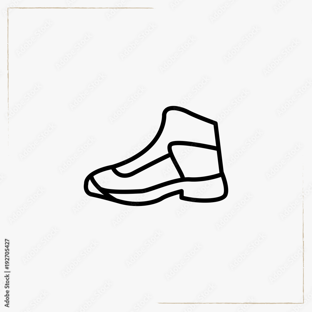 sneakers line icon sneakers line icon