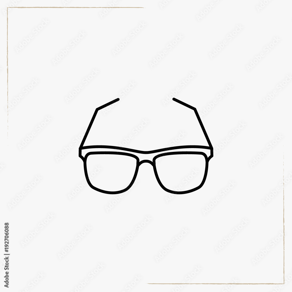 spectacles line icon spectacles line icon