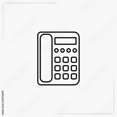 home phone line icon © Orkhan