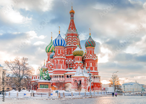 St. Basil's Cathedral. Moscow, Russia photo