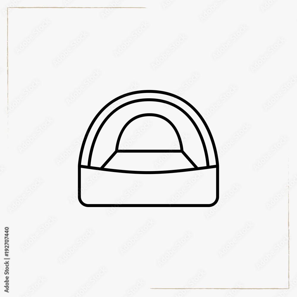 manege line icon manege line icon