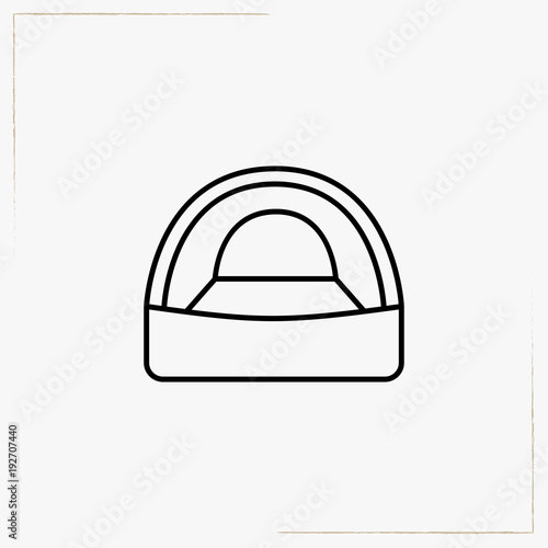 manege line icon