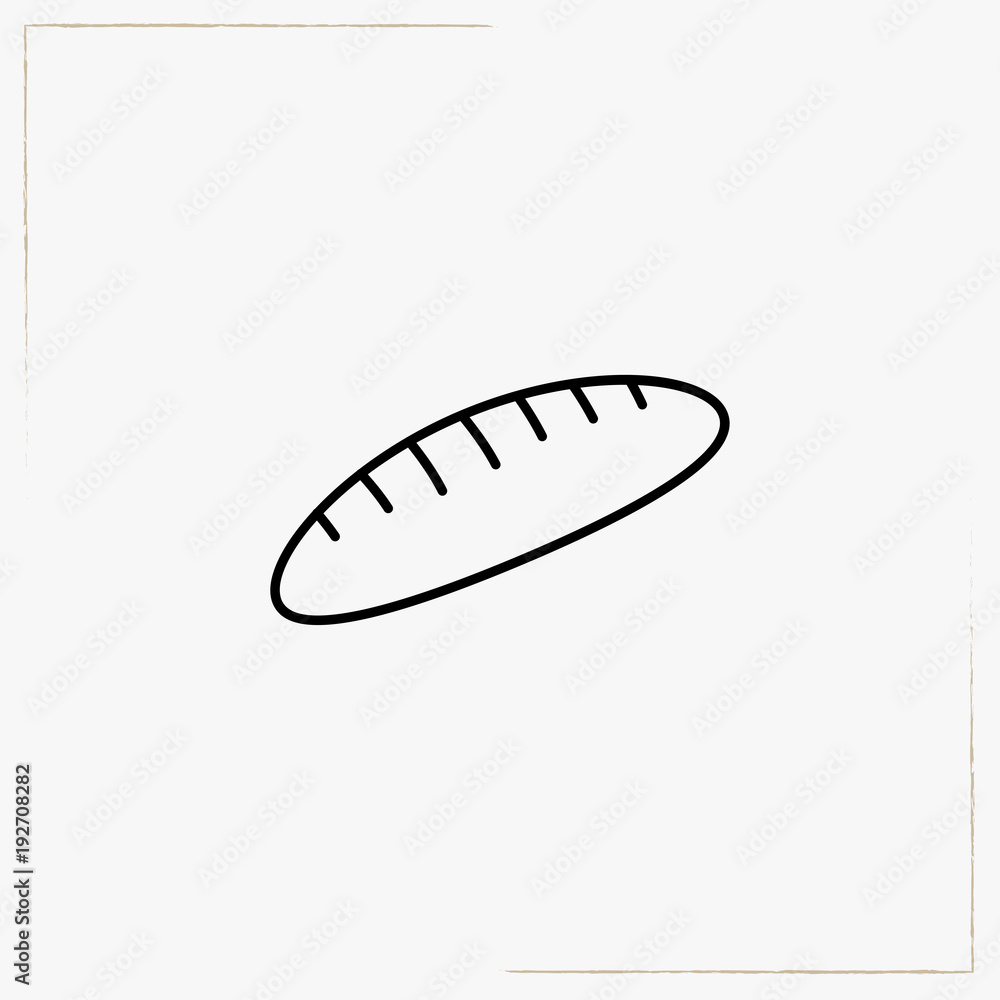 bread line icon bread line icon