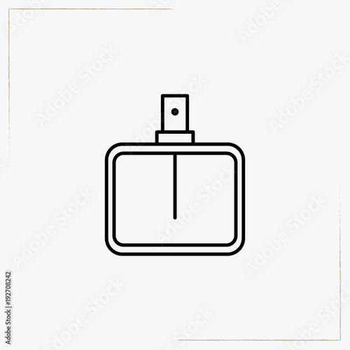 perfume line icon