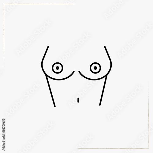 tits line icon