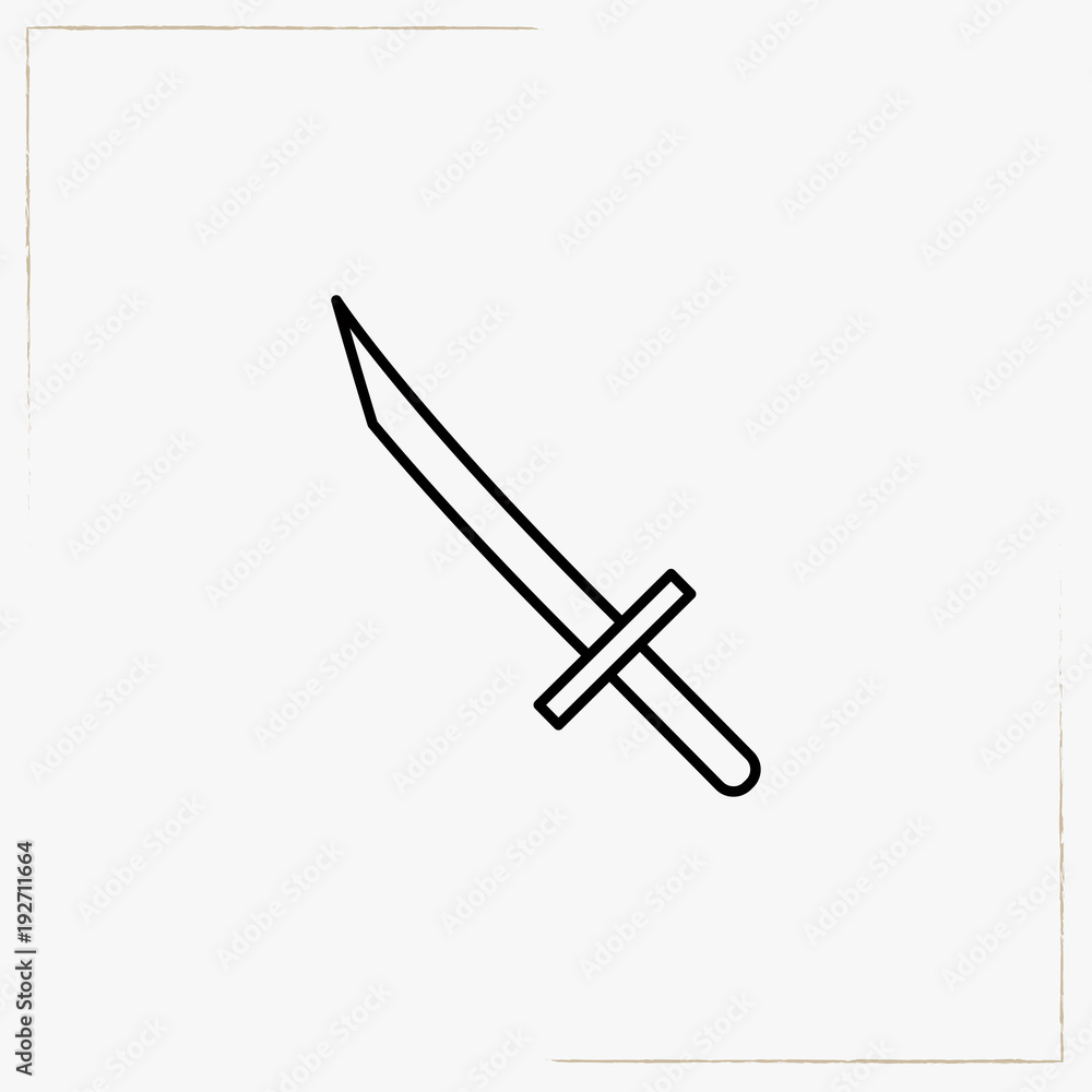 sword line icon sword line icon