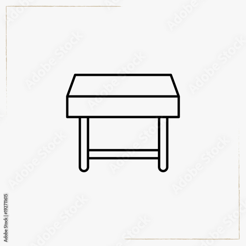 table line icon