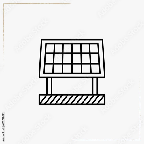 boundary line icon