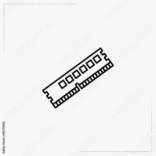 micro board line icon