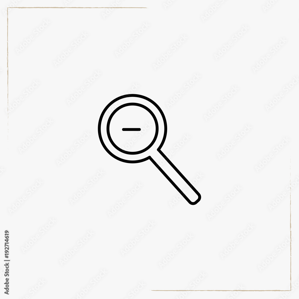 zoom out line icon zoom out line icon