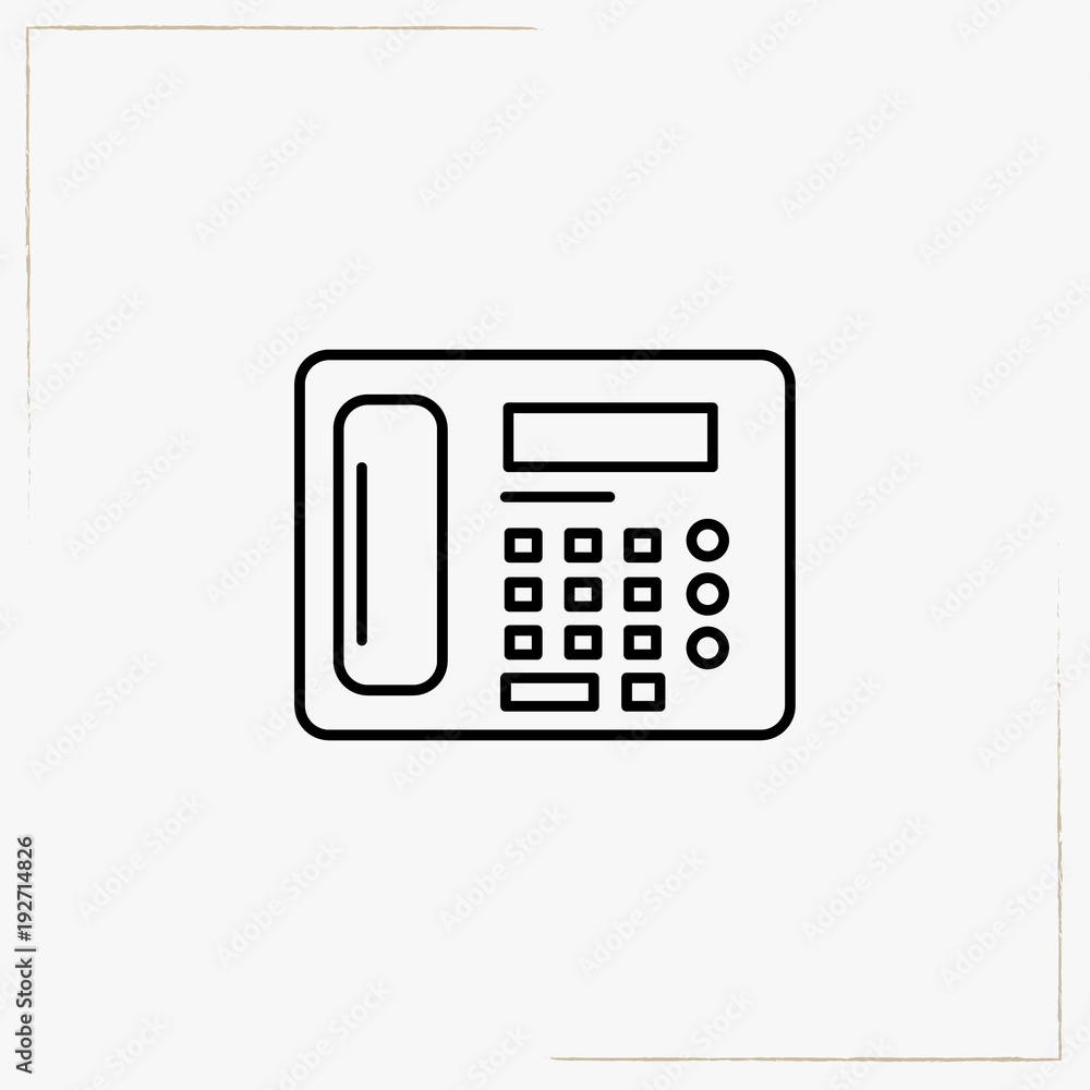telephone line icon telephone line icon