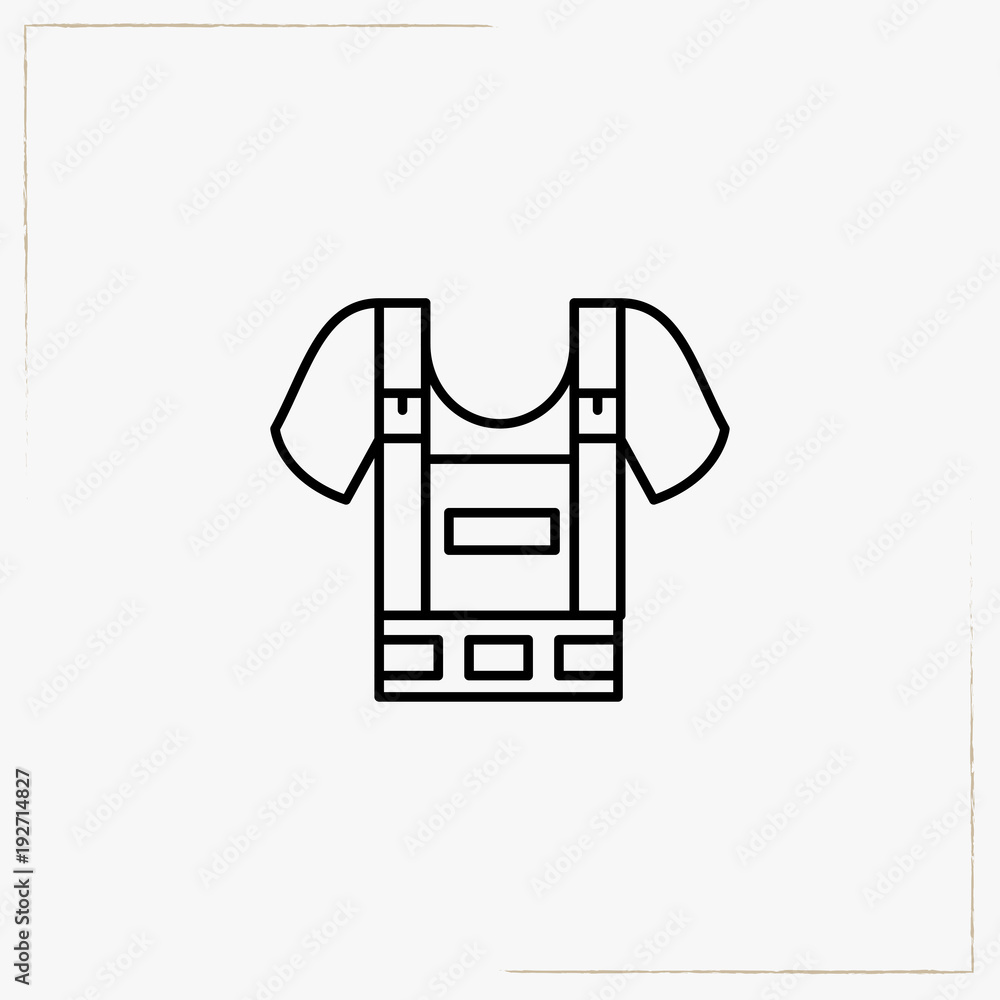 building overalls line icon building overalls line icon