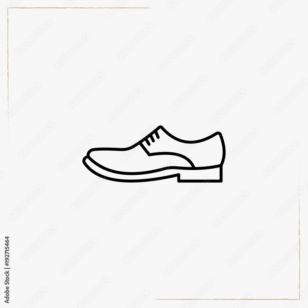 shoe line icon