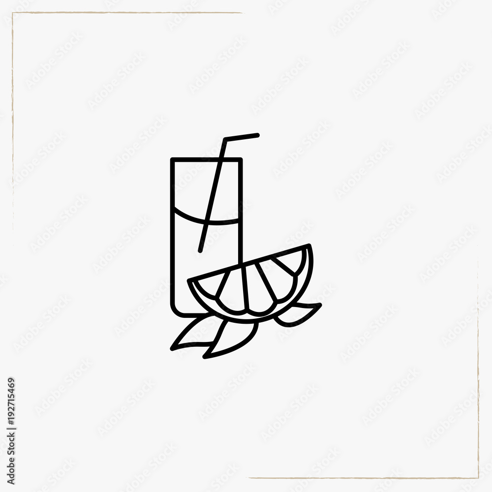 cocktail glass line icon cocktail glass line icon