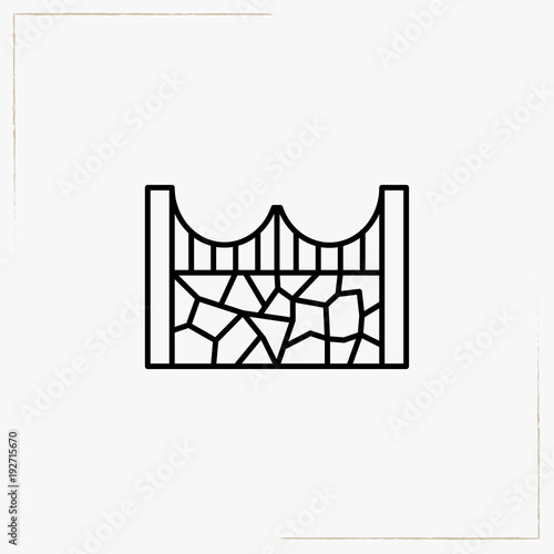 fences line icon