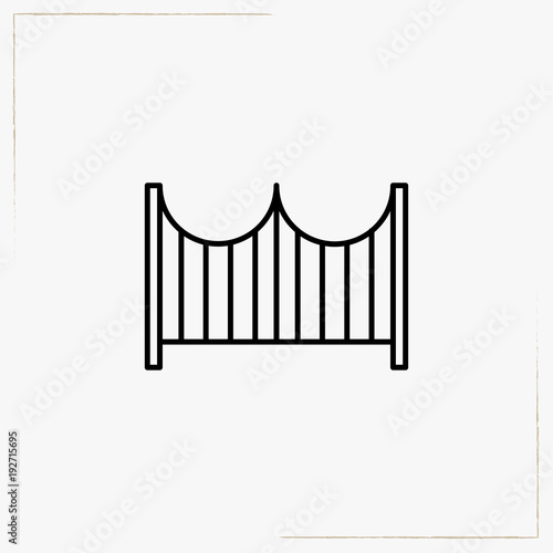 fences line icon