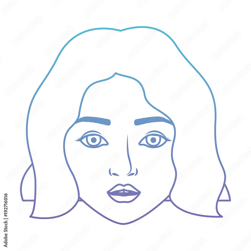 beautiful woman head avatar character vector illustration design beautiful woman head avatar character vector illustration design
