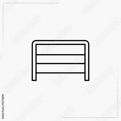 boundary line icon