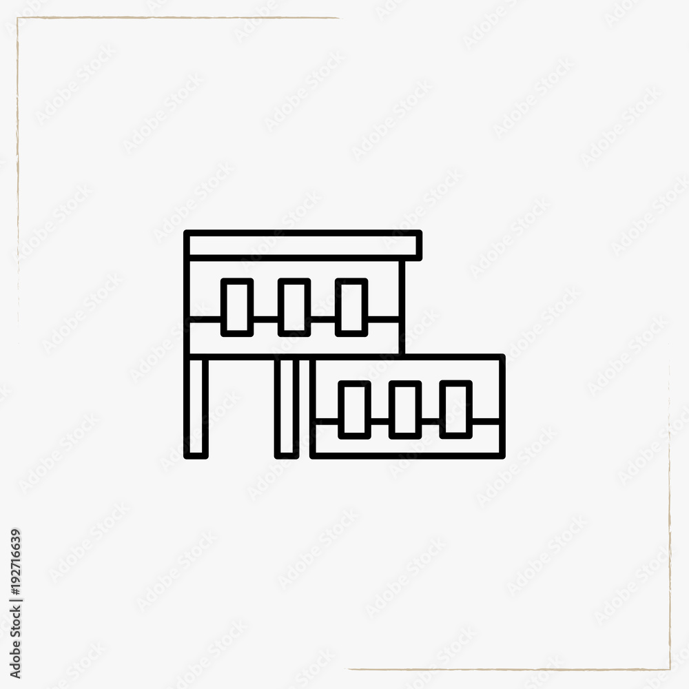 house line icon house line icon