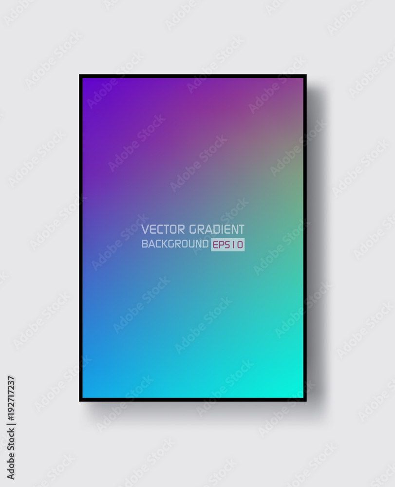 Naklejka premium Creative design poster with vibrant gradients.