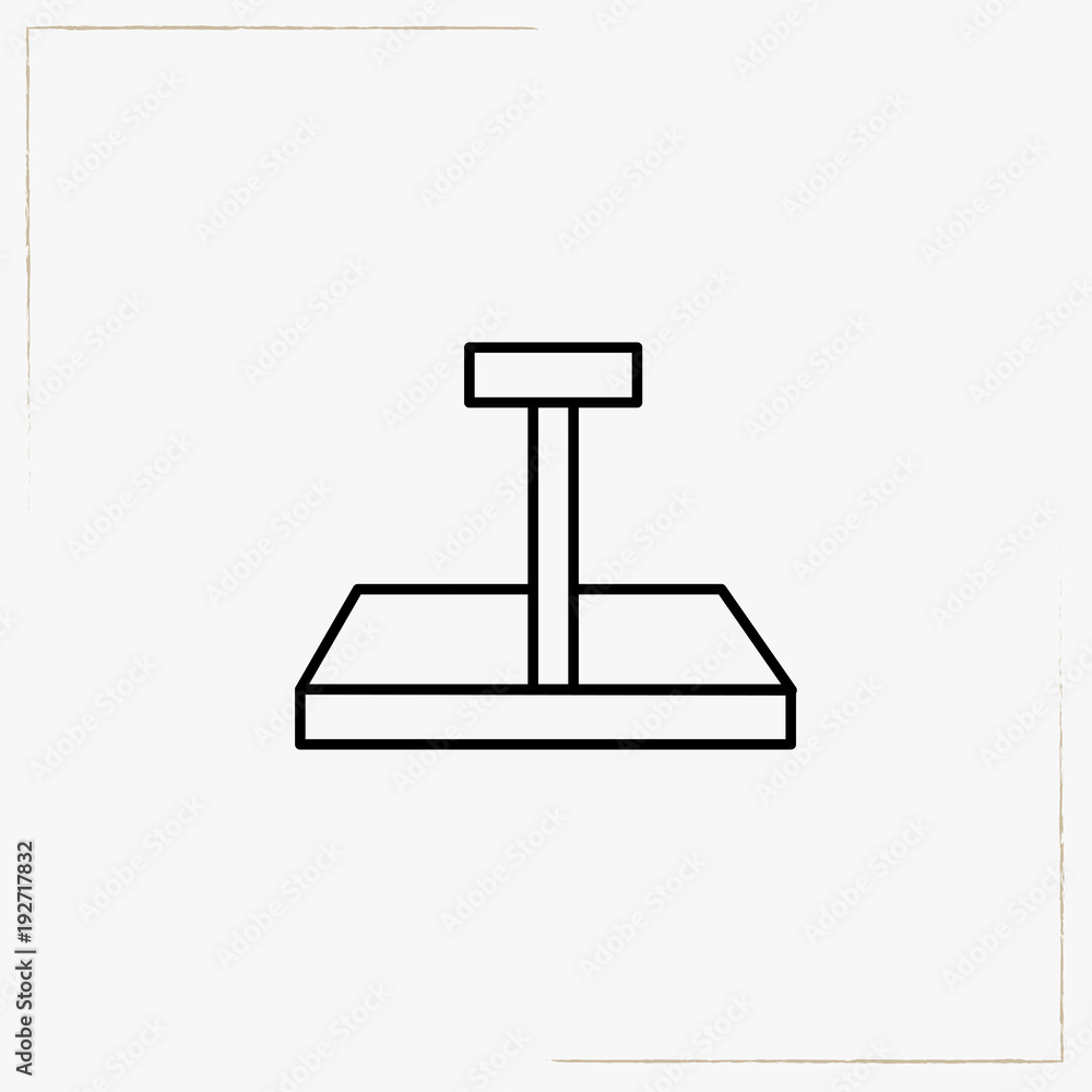 scales line icon scales line icon