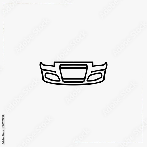bumper line icon
