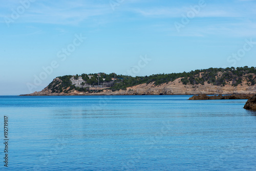 The coast on a blue day in Ibiza © vicenfoto