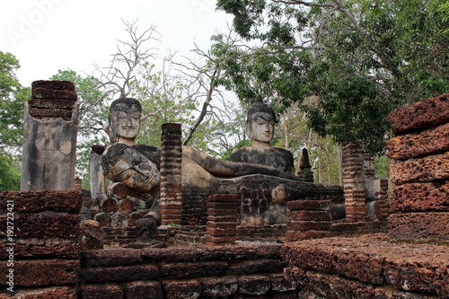 Ancient remains place in history Kamphaeng Phet park in Thailand, have the handful walks stealthily to world heritage from UNESCO organization.