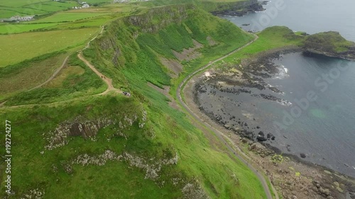 Carrick-a-Rede, Ireland. ( aerial footage Carrick-a-rede )