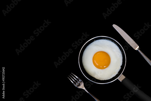 kahvaltı için sahanda yumurta photo