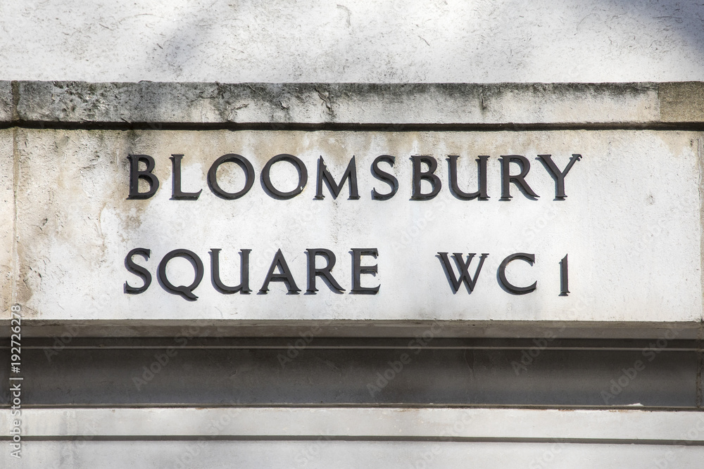 Bloomsbury Square Street Sign in London Bloomsbury Square Street Sign in London