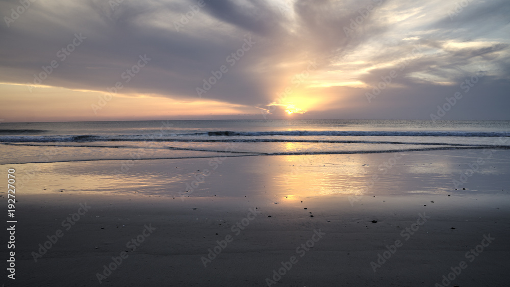 Sunrise at Cape Canaveral National Seashore in Florida.