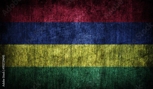 Abstract flag of Mauritius, Africa