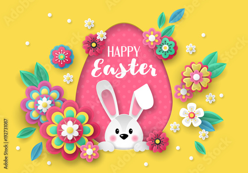 Easter holiday banner design