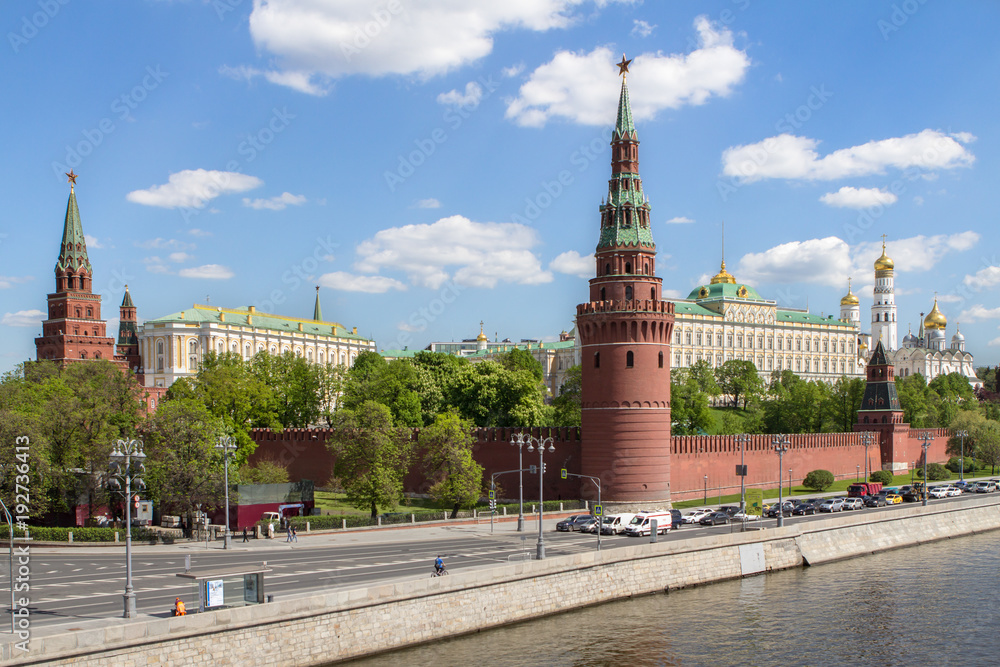 Moscow Kremlin wall, Russia