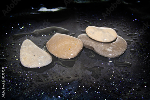 stones isolated on white background