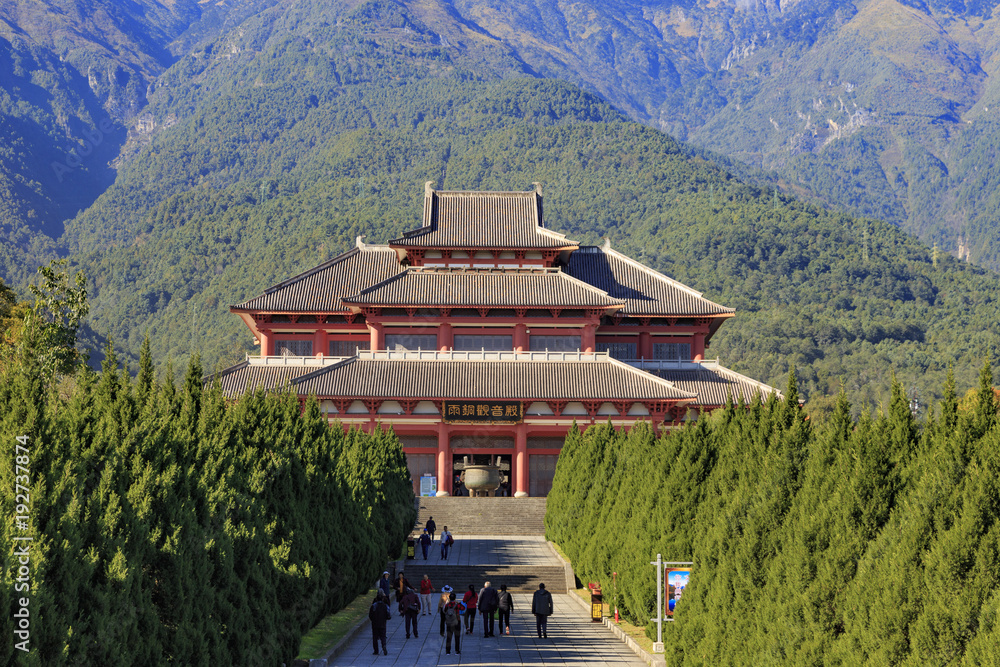  Chonseng monastery in Dali Yunnan, China.