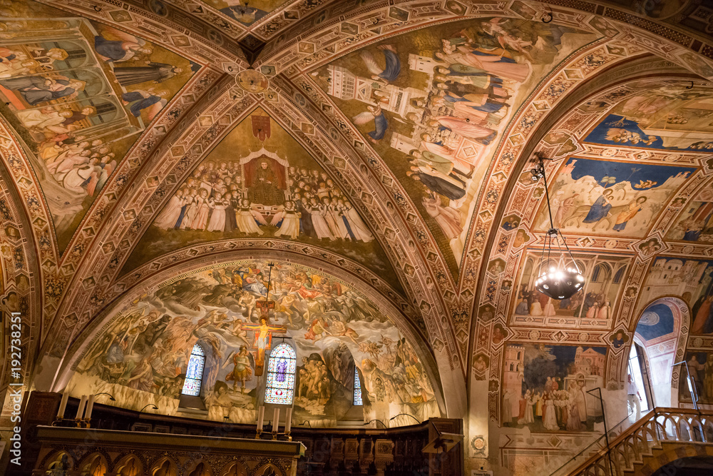Ceiling Of Basilica Of St.Francis of Assisi- Italy