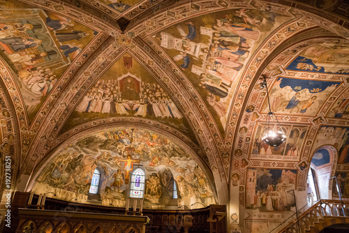 Ceiling Of Basilica Of St.Francis of Assisi- Italy