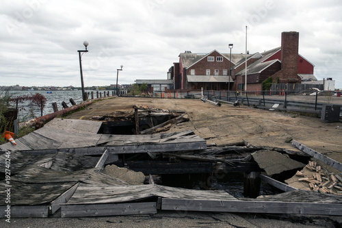 Wharf in Boston