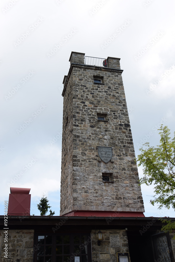 Asenturm auf dem Ochsenkopf im Fichtelgebirge Asenturm auf dem Ochsenkopf im Fichtelgebirge