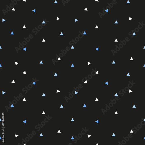 Triangle seamless pattern Vector background