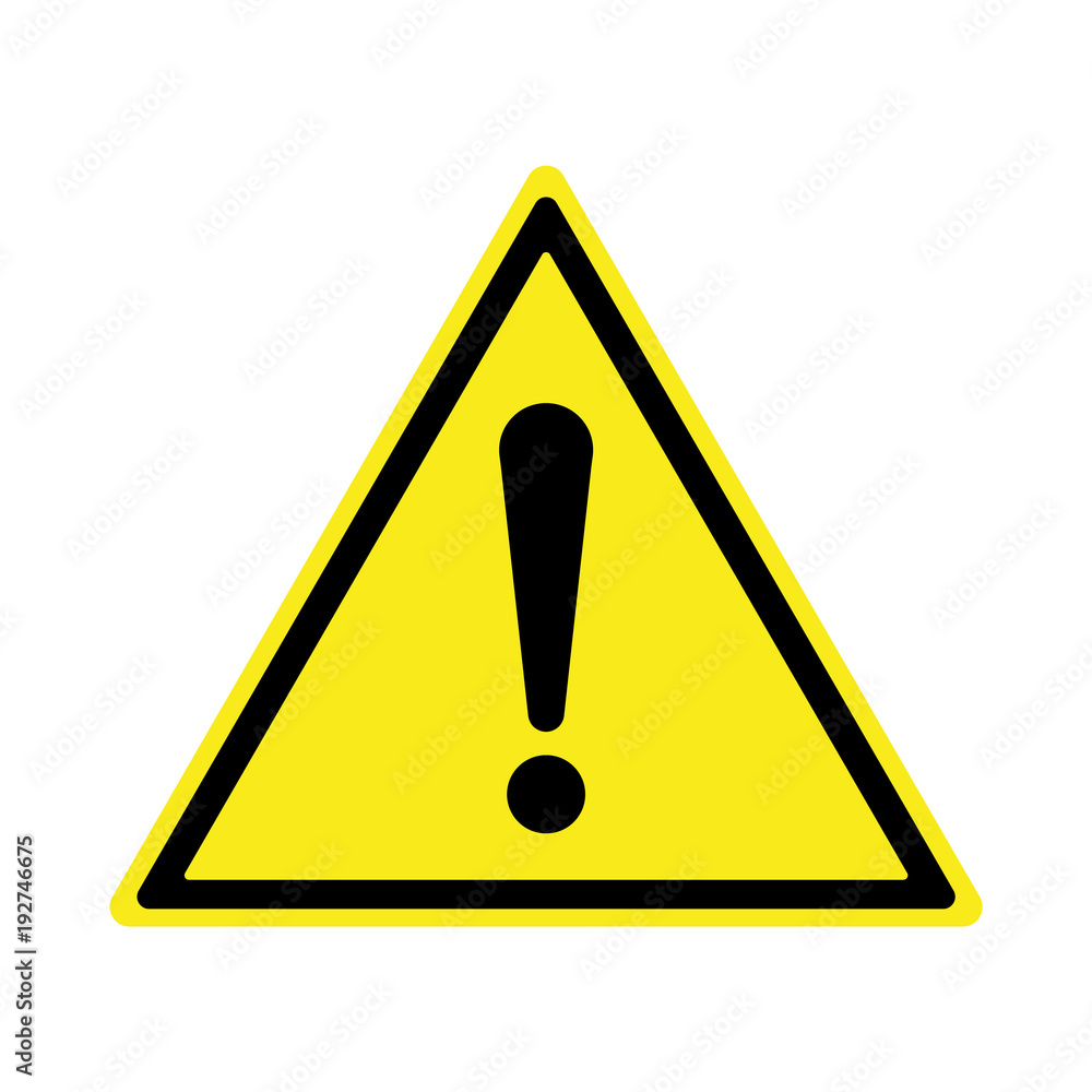 Exclamation sign, Danger Warning, Isolated, Caution icon Warning symbol, Exclamation sign, Danger Warning, Isolated, Caution icon Warning symbol,