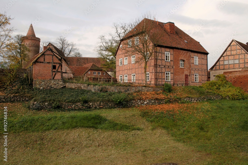 medieval Stargard castle, Mecklenburg Western Pomerania, Germany, Europe
