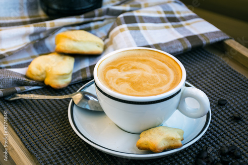 Cappuccino white cup